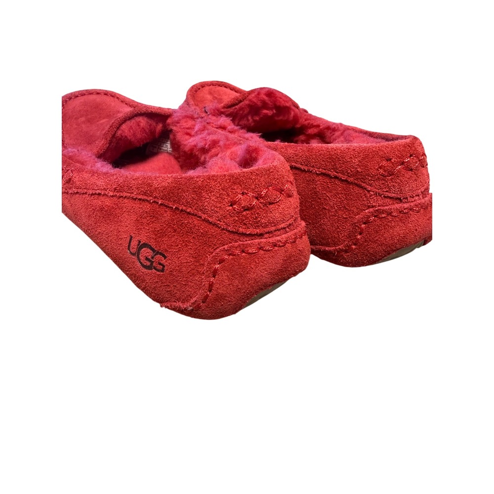 UGG Red Ansley Slippers - Picture 4 of 9